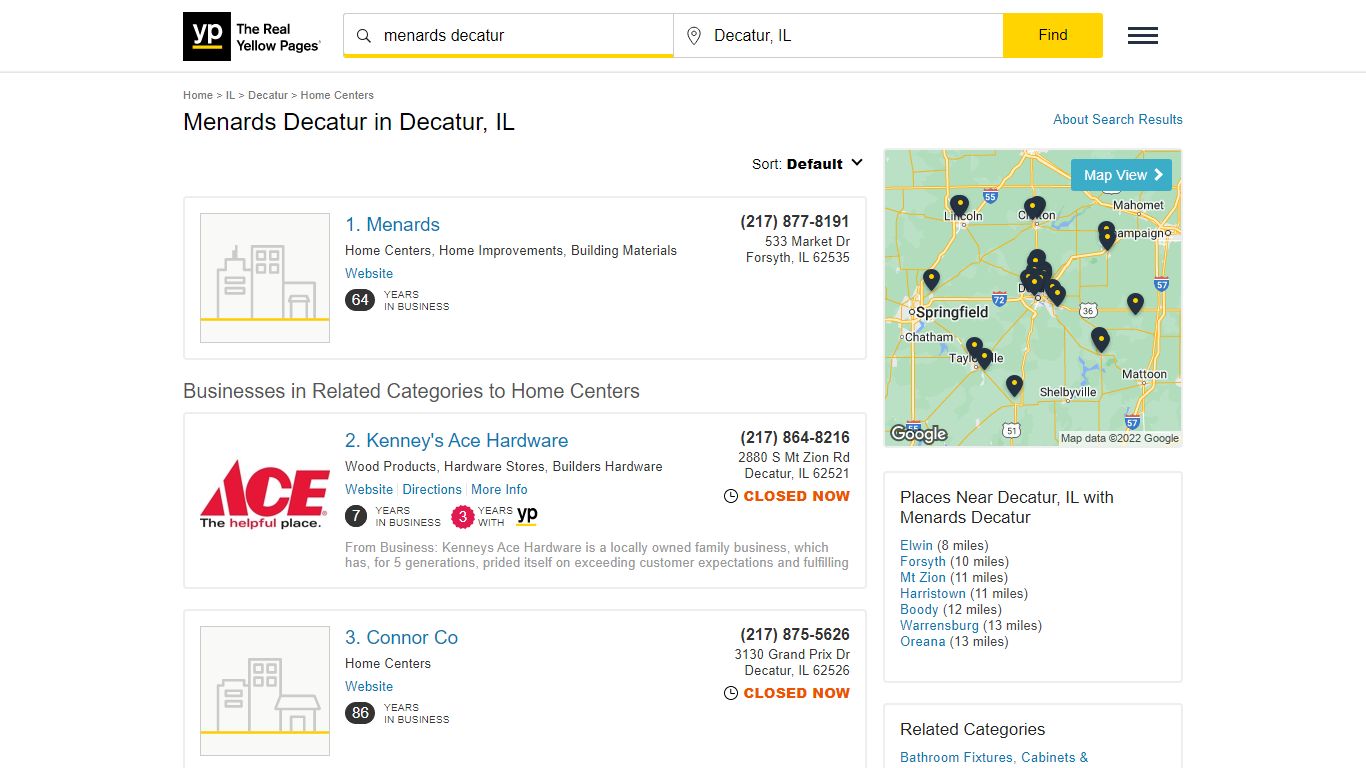 Menards Decatur in Decatur, IL with Reviews - YP.com - Yellow Pages